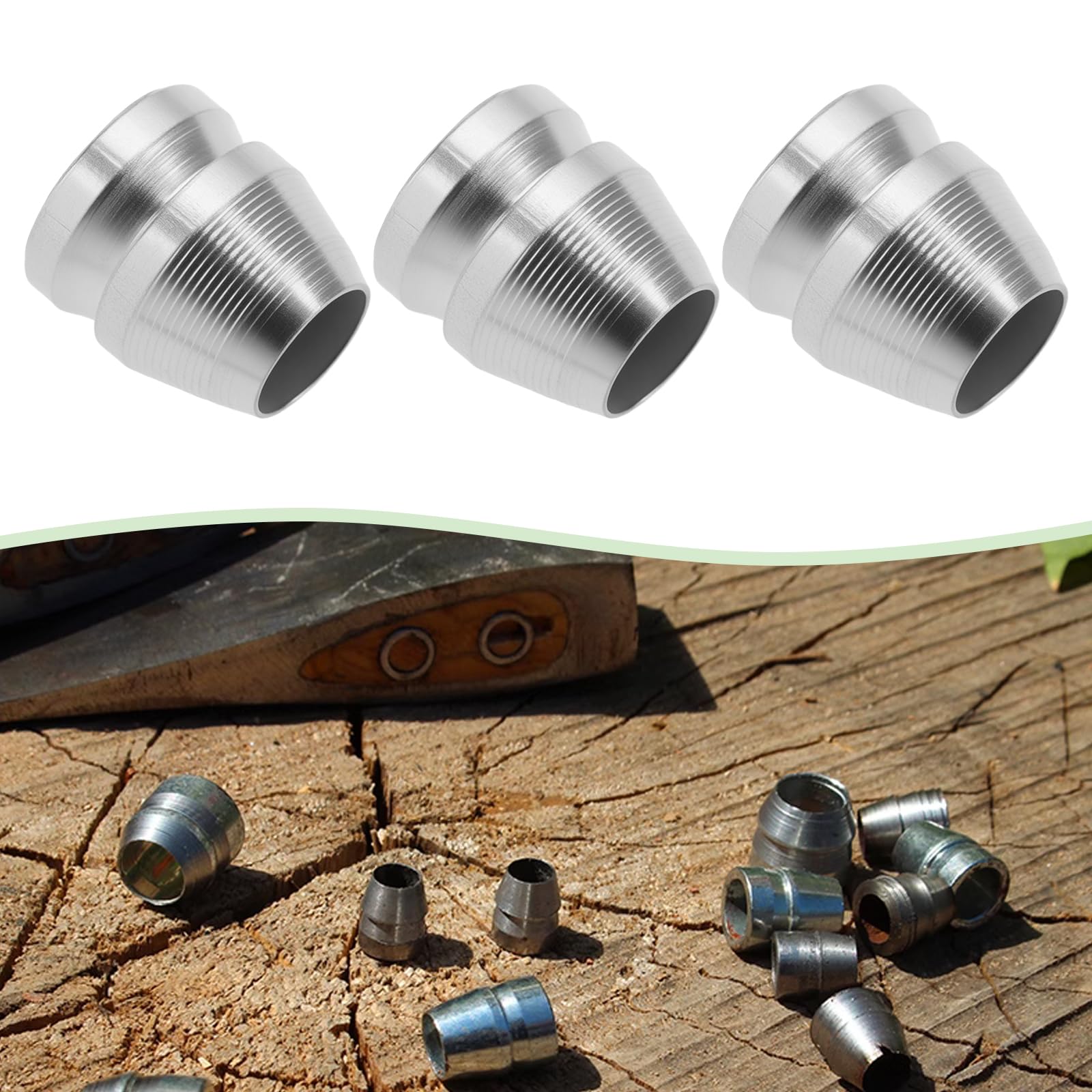 Briny River 20Pcs 8mm Safety Round Handle Wedges Hammer Handle Wedge Suitable for Hammer Axe - Image 3