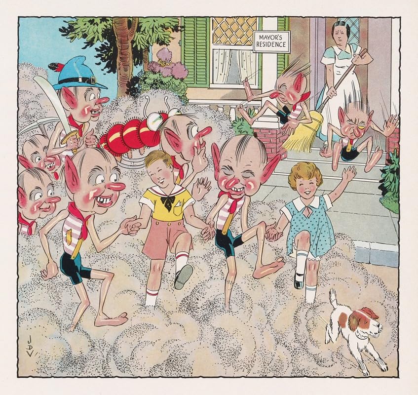 Peter and Peggy Visit the Dust Imps Pl.10 (1932) Poster Print by Dow Chemical Company (18 x 24)