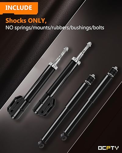 Miniatura 5 de Amortiguadores delanteros y traseros para Ford, amortiguadores OCPTY aptos para 1994 1995 1996 1997 1998 1999 2000 2001 2002 2003 04 para Ford