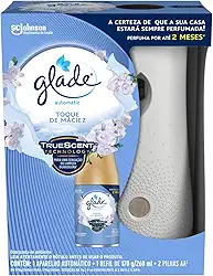 Glade Aromatizador de Ambiente Automático, Toque de Maciez, Kit Aparelho e Refil 260ml