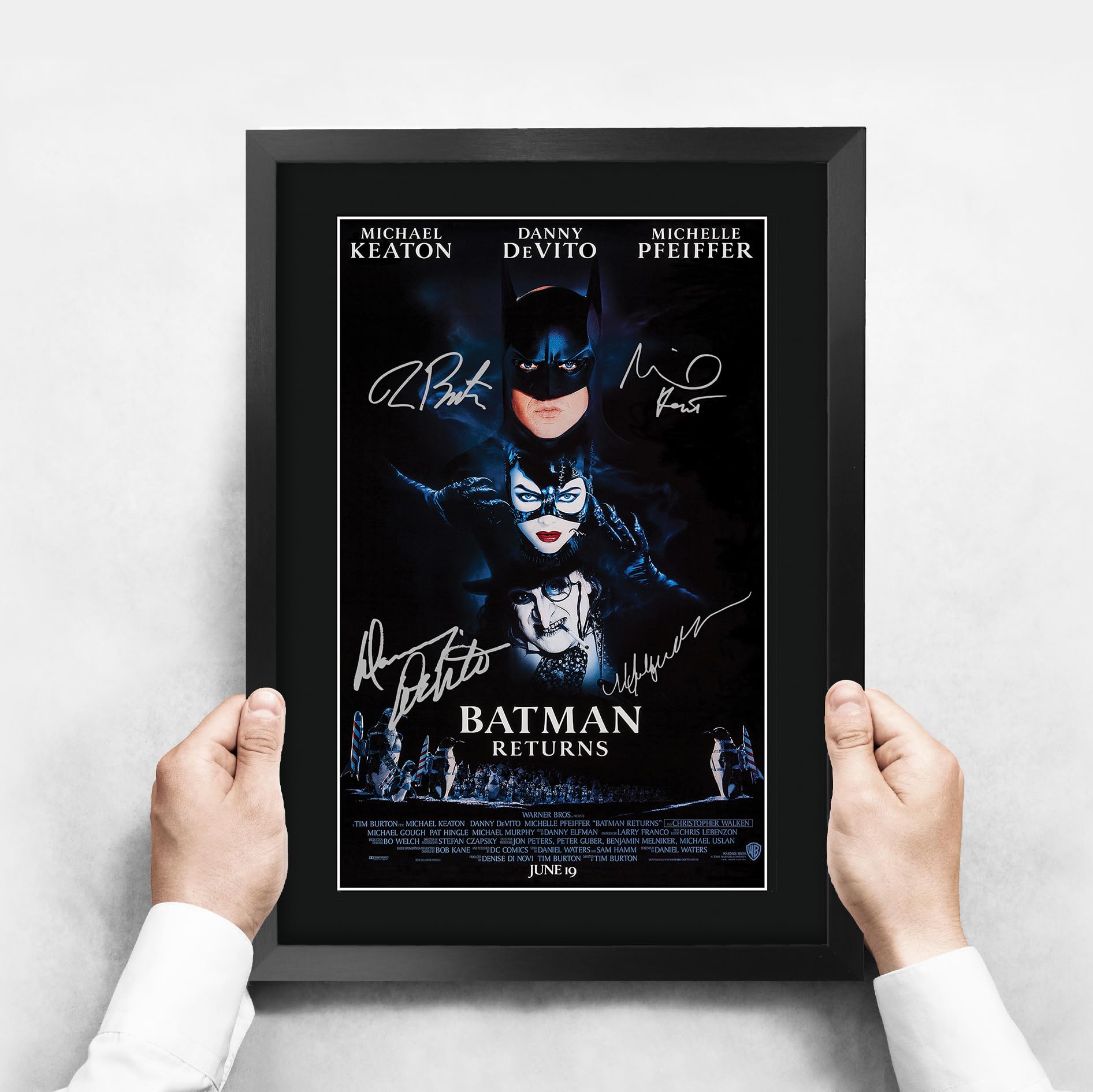 Poster Ghostbusters Incorniciato A3 Con Autografi - Stampa Da Collezione Per Appassionati Cinema - Foto 5