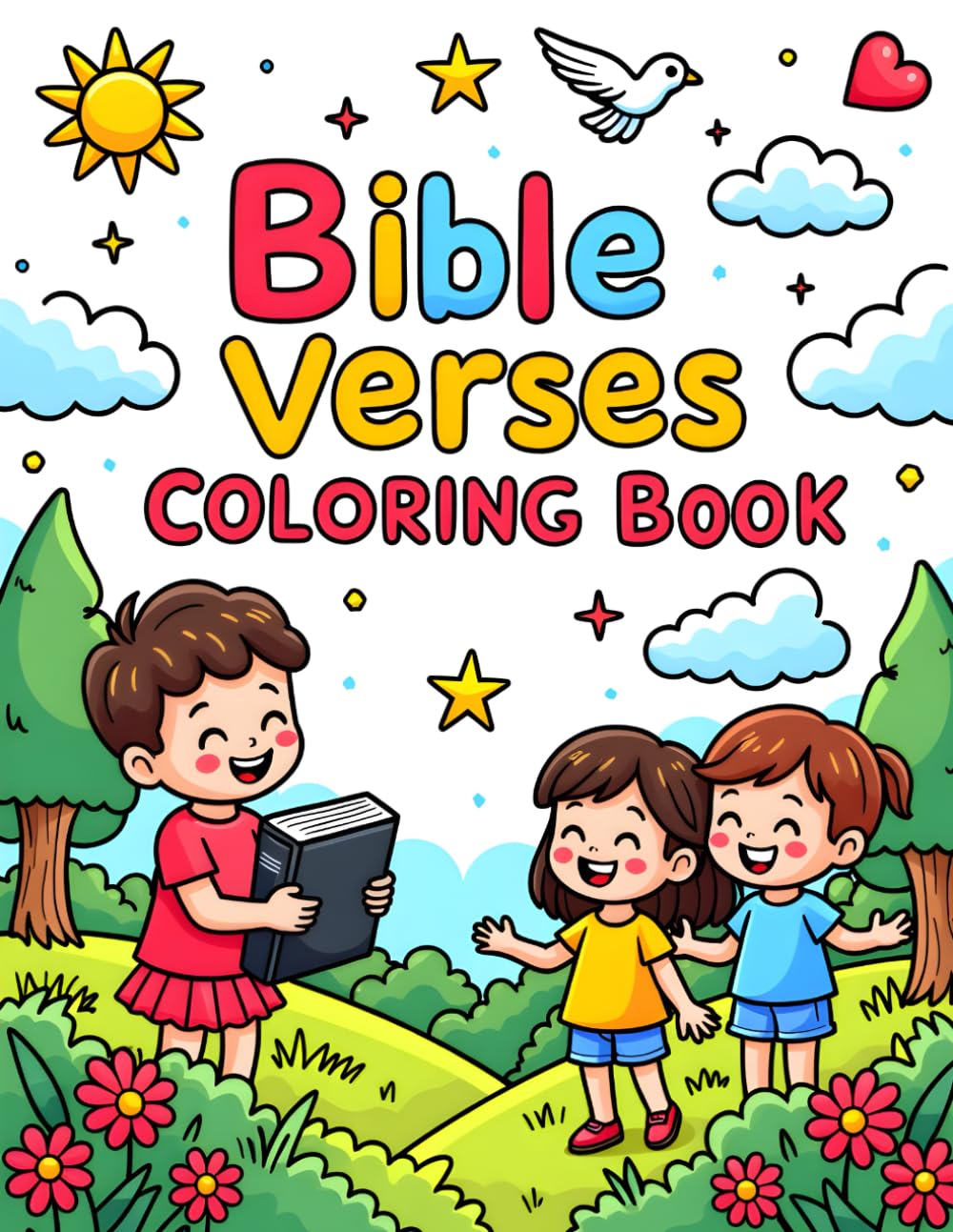 Bible verse coloring book