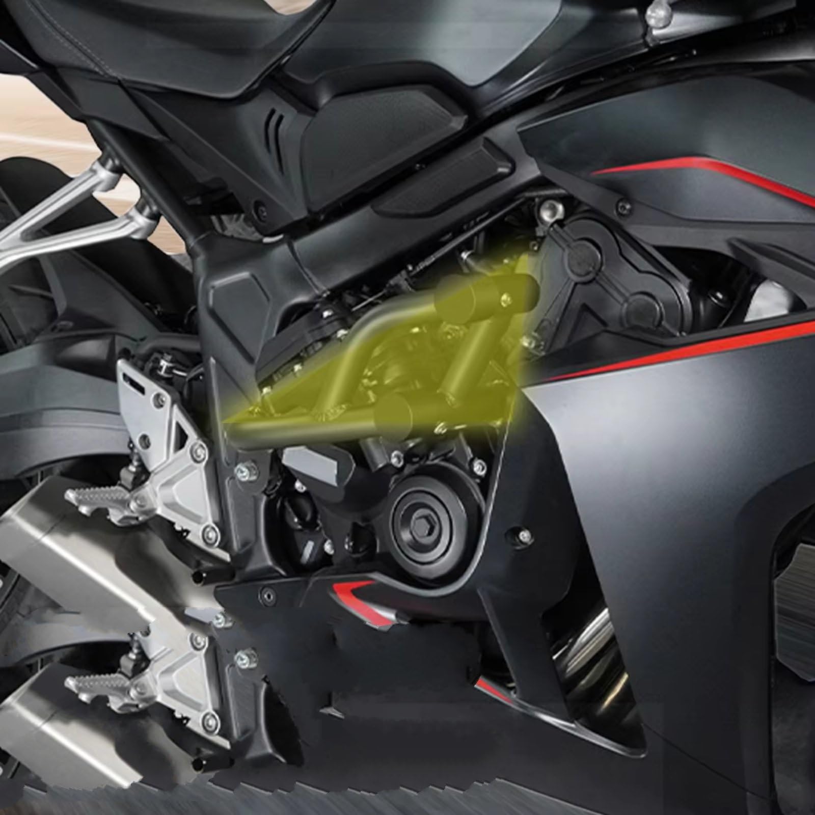 Motorrad-Stoßstangen-Motor-Sturzbügel Für CBR650R E-Kupplung 2024 2025 2026