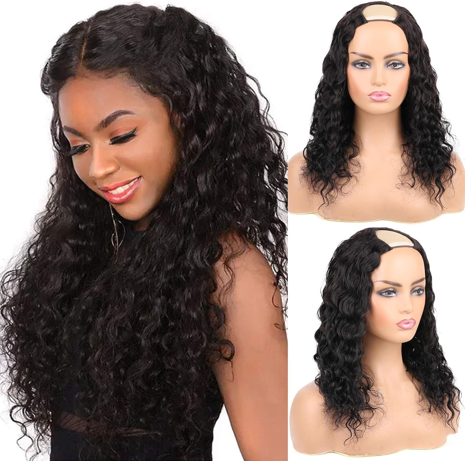 Cheap invisible part wigs Clearance