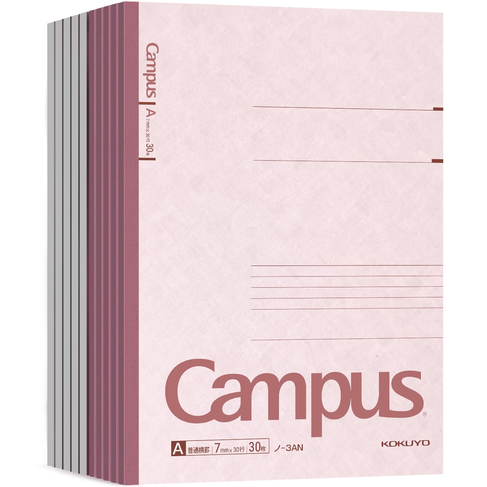 10 books set Roh-3AX10 30 pieces of Kokuyo Campus Notes No. 6 semi-B5 A ruled line (japan import)