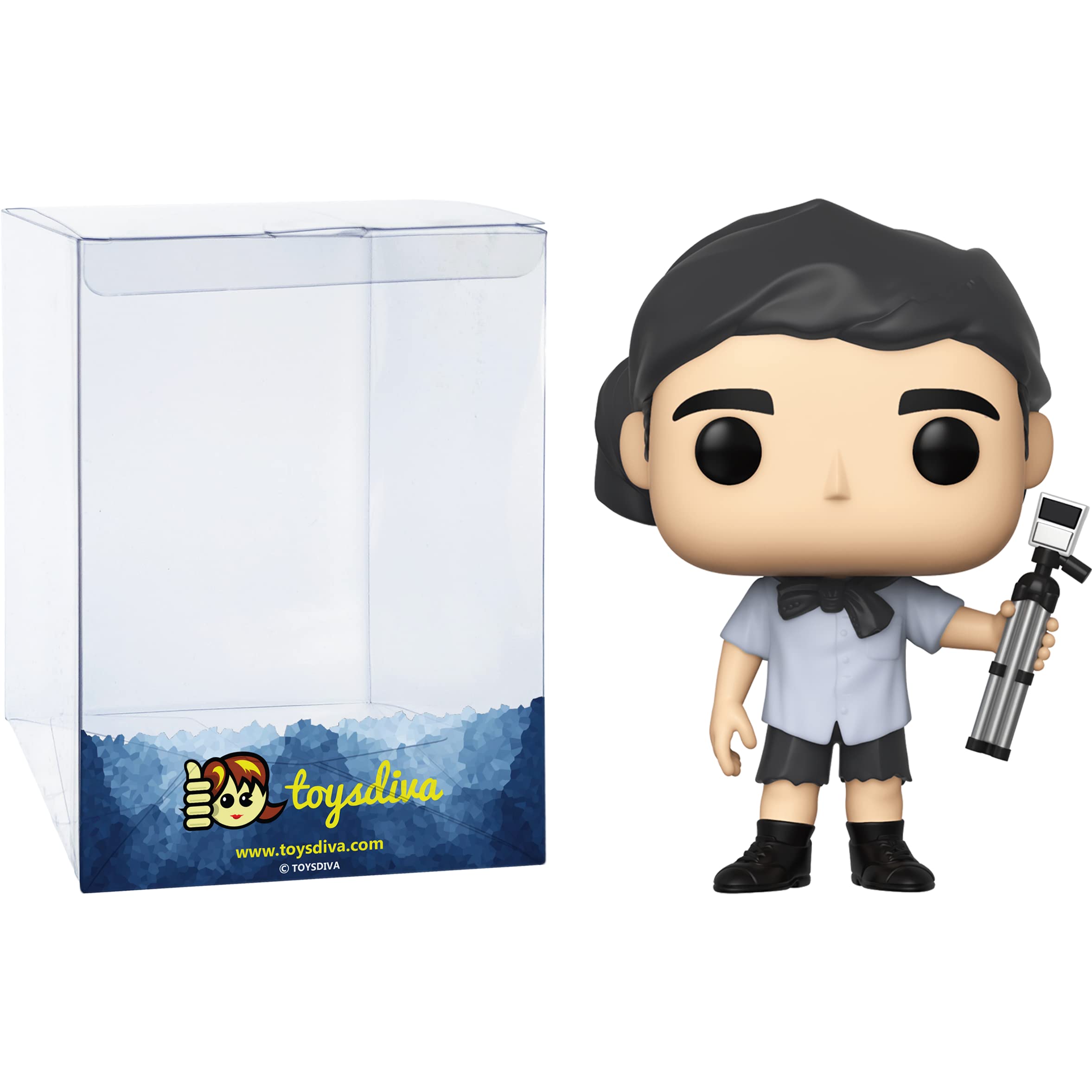 FunkoMichael Scott: P o p ! TV Vinyl Figurine Bundle with 1 Compatible 'ToysDiva' Graphic Protector (1005-48497 - B)