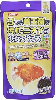 Amazon | コメット【2個セット】【沈下性の金魚の餌小粒タイプ