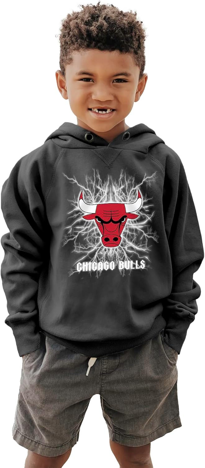 Blue 84 NBA ユニ-チャイルド Nba 公式ライセンス ユース フード付きスウェットシャツ サンドフリース エレクトリック