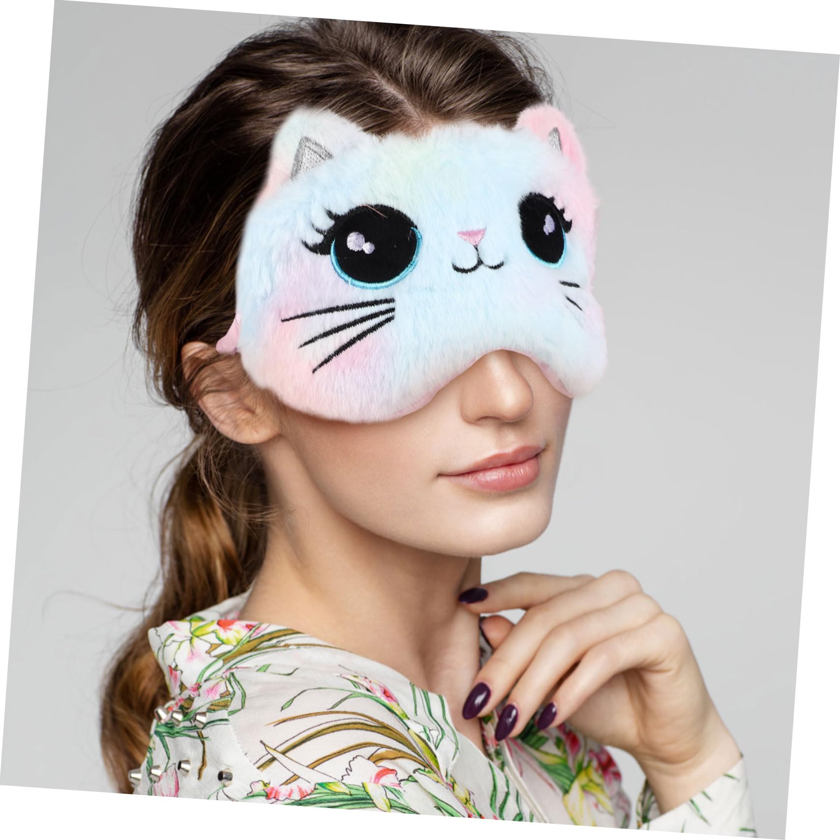 FRCOLOR 12 Uds Antifaz Con Los Ojos Vendados Para Gatos De Noche Para Los Ojos Práctica Cubierta Para Los Ojos Para Dormir Con Los Ojos Vendados