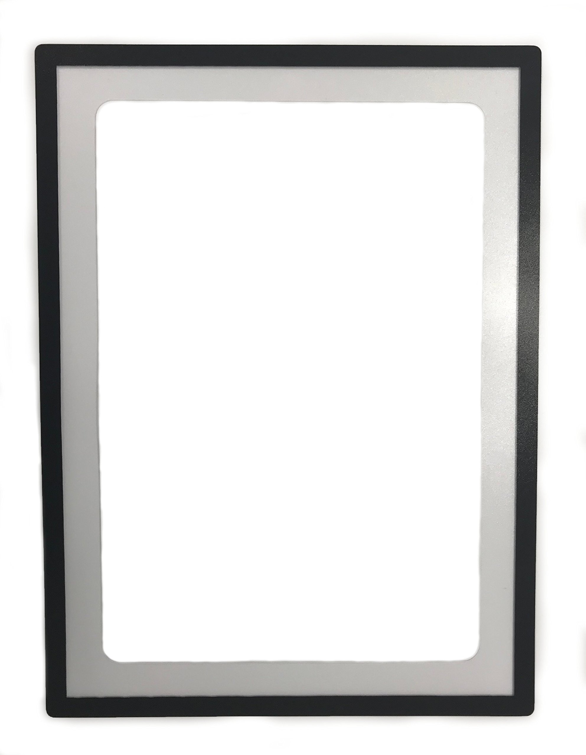 Funda magnética A4 con ventana. 5 unidades. Marco magnético
