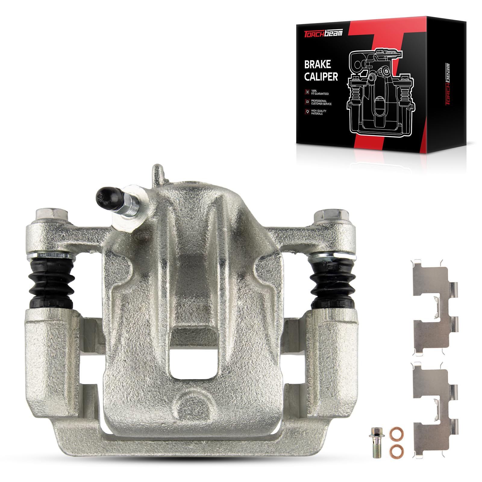 Torchbeam Brake Caliper for Kia Hyundai model for 2005-2010 Sportage / 2005-2009 Tucson-Rear Right, 2006-2010 Optima / 2006 Sonata / 2007-2008 Sonata 2.4 - Rear Left 19B3101