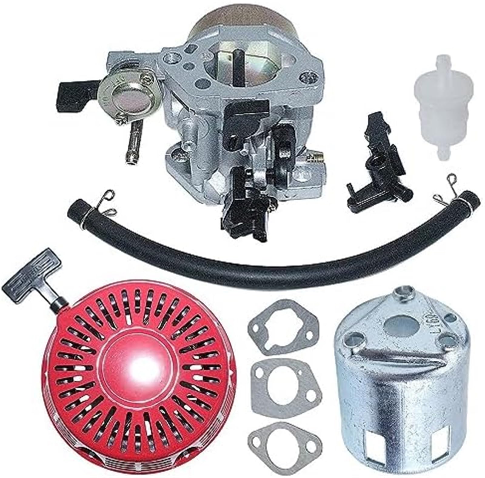Gaźnik odrzutowy rozrusznik uszczelka gaźnika, dla Gx390 13Hp Gx 390 silnik kosiarki silnik filtr paliwa przewód powietrza Traktor ogrodowy Carb