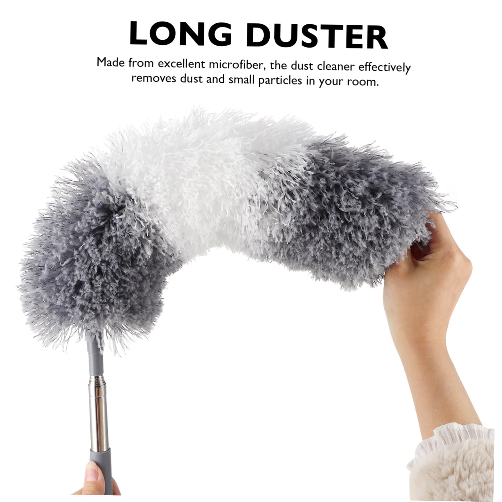 Duster,Feather Duster Dusting Duster Gap Cleaning Tool Duster for High Ceiling Home Gap Duster Dusting Tool Dust Cleaner Fan Cleaner Duster High Ceiling Flexible Duster for Cleaning Desk Duster