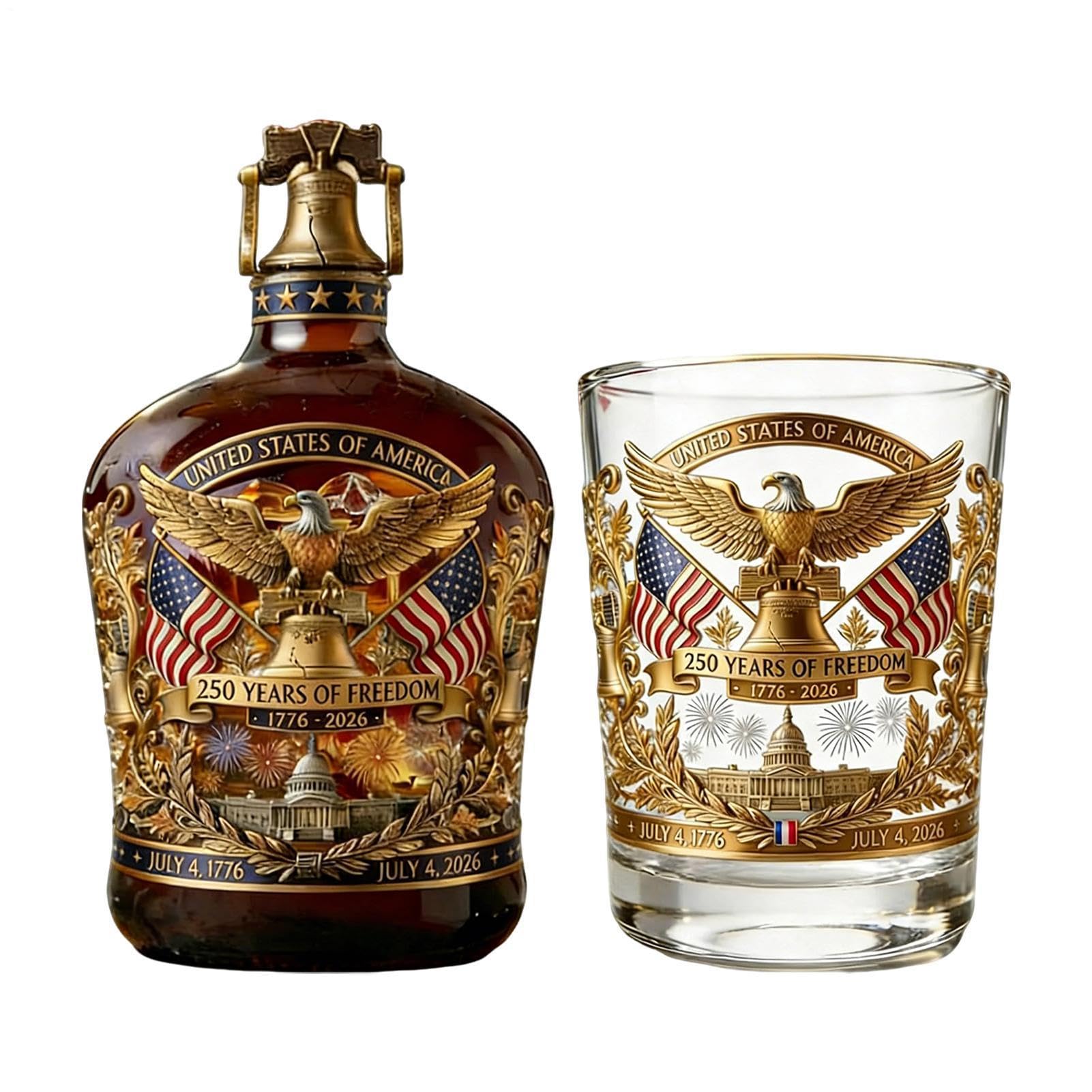 Amazon.co.jp: アメリカンウイスキーボトル | 350ml 1776-2026