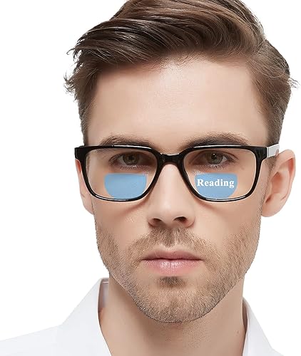 WEMOOTANTS Lentes de lectura bifocales para hombre, con bloqueo de luz azul, para lectores de computadora 1.0 1.25 1.5 1.75 2.0 2.25 2.5 2.75 3.0