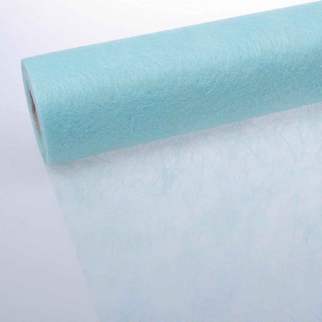 Ruban de table Glacial Sizo Flor 7,9 cm chemin de table rouleau 50m fête
