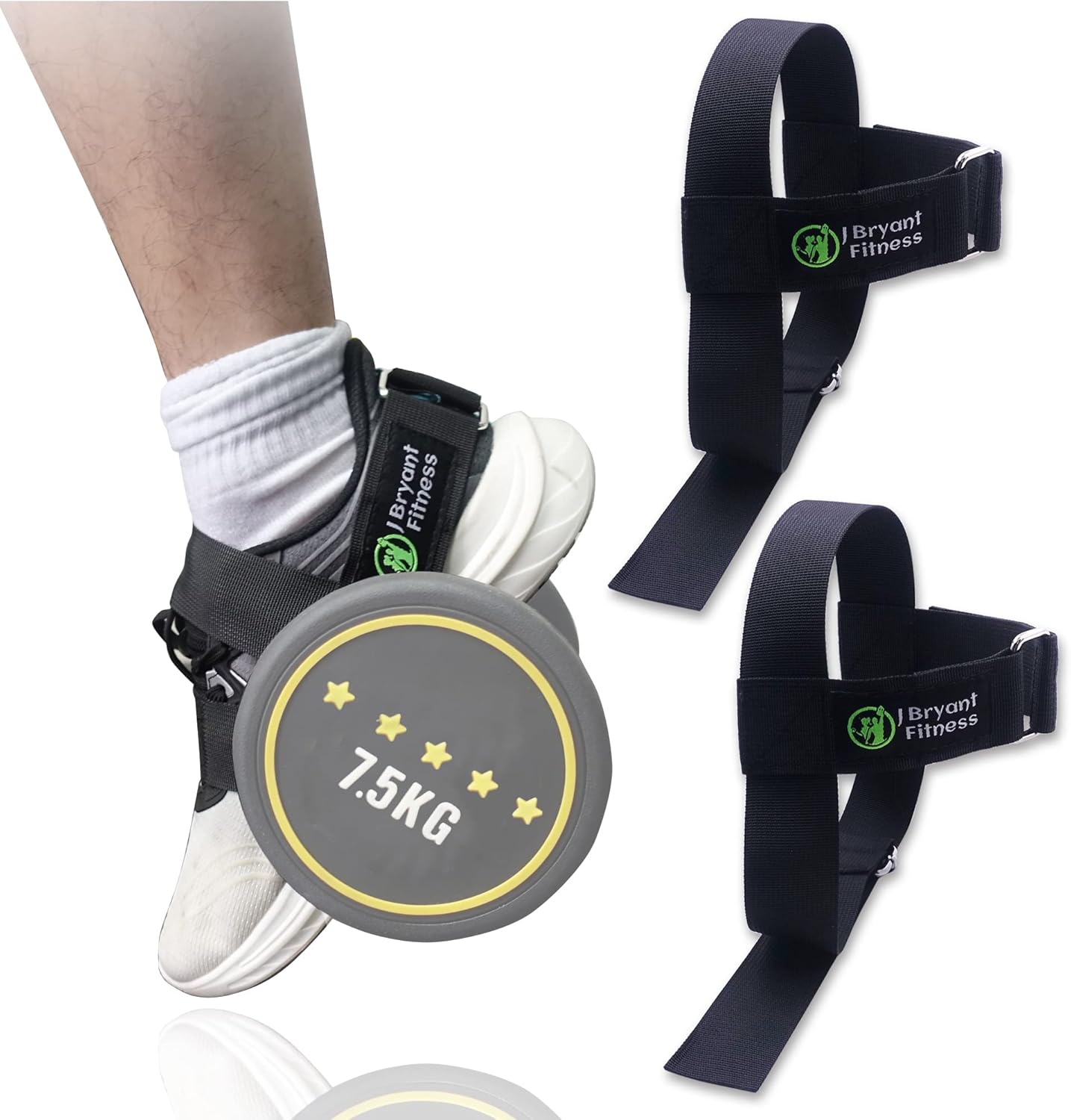 J Bryant Fitness Dumbbell Foot Strap Ankle Weights Strap Tibialis Trainer Leg Muscles Strength