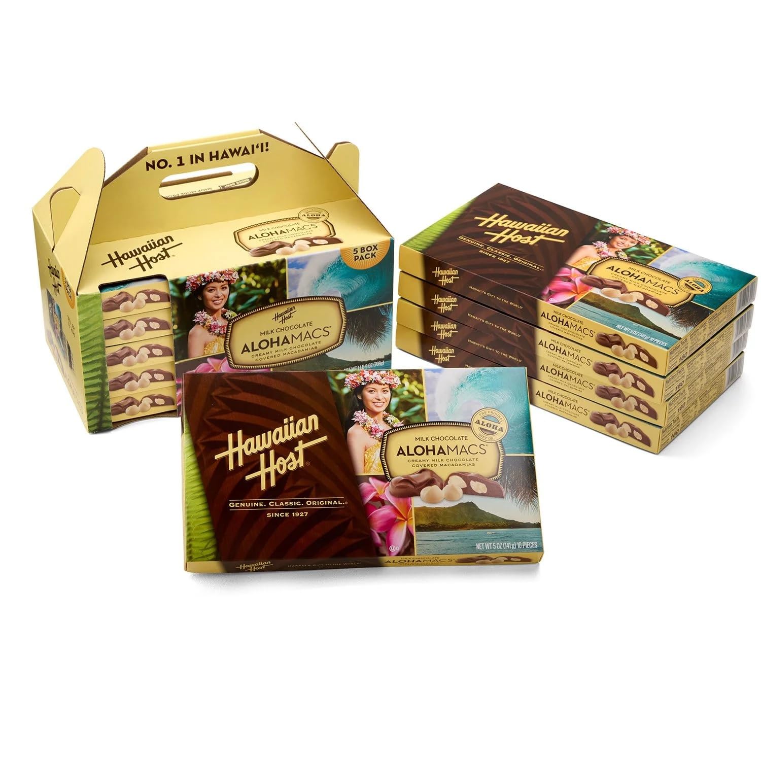 Hawaiian 名盤14枚セット Amazon.com : Hawaiian Host Alohamacs Milk Chocolate Covered