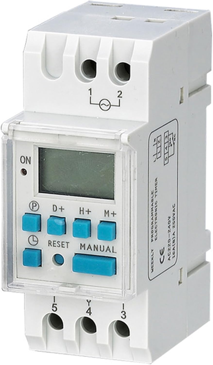 GAEYAELE THC Astronomical Timer Switch LCD Display 16A 20A 30A (16A 110V), Wall Timer Switches