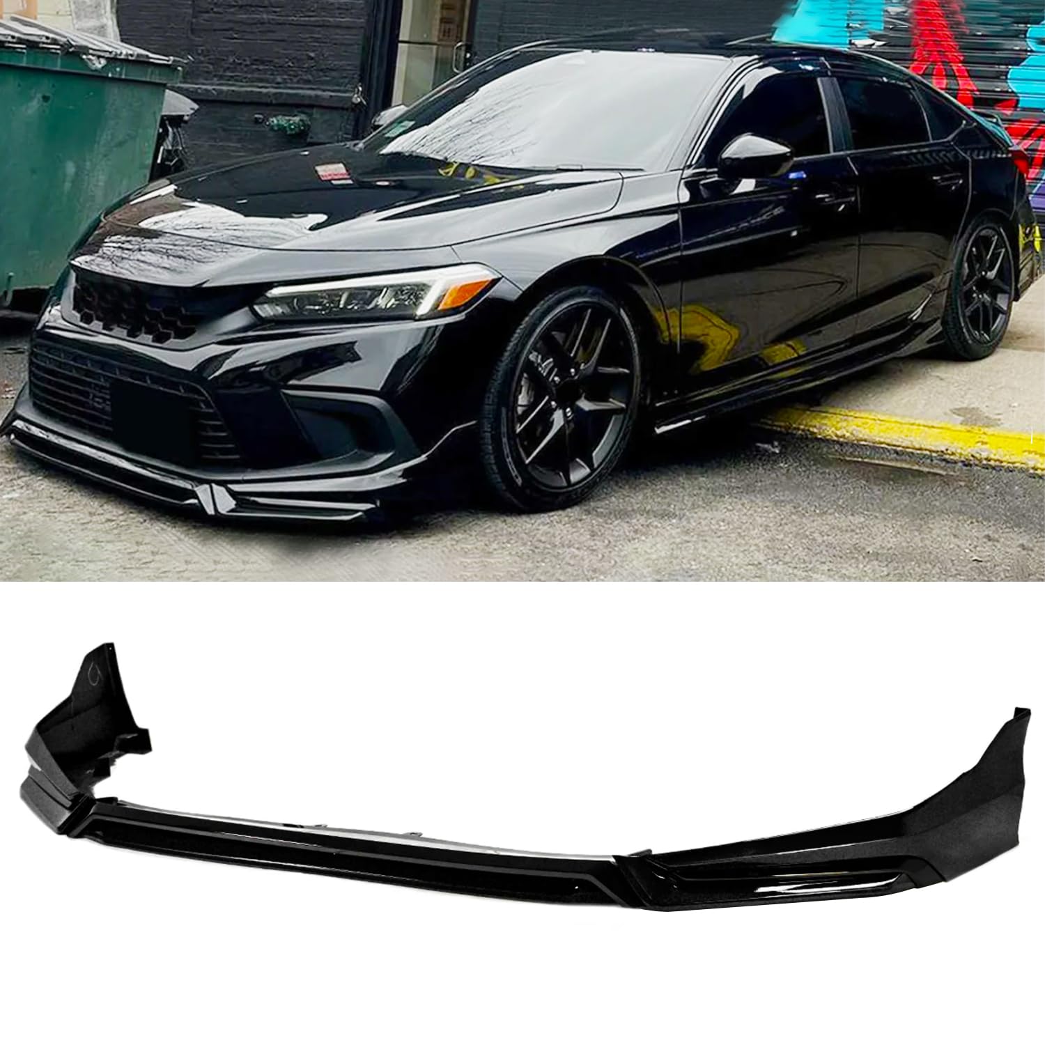 Amazon | フロントリップ 2022-2024 Civic Yofer スタイル