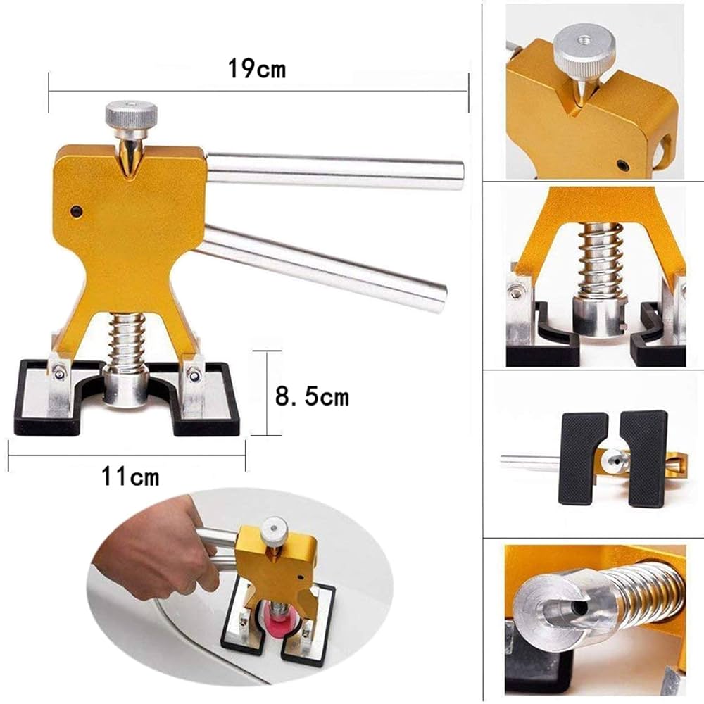 車 デントリペア 工具セット 凹修復　道具セット 凹み直し バキュームリフター Amazon | 【最新改良版】Manelord デントリペアツール デント