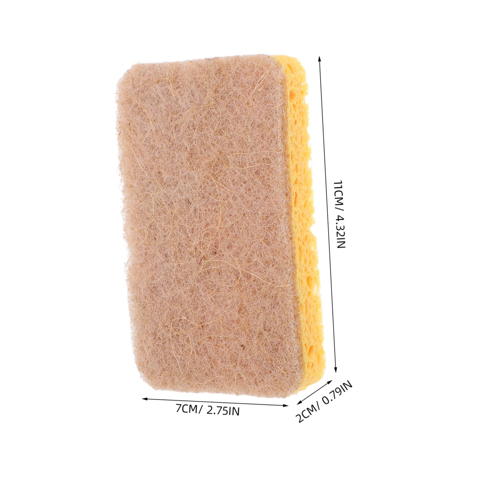 MUSISALY 5pcs Scouring Pad Scour Pads for Washing Dish Washing Scrubbers Kitchen Scrubber Dishwashing Towels Multi-Function Cleaning Towel Dish Clean Cloths Wooden Pulp Cotton