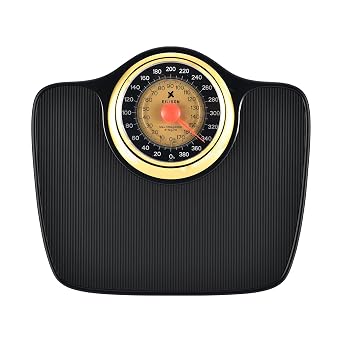 EILISON Mechanical Bathroom Scale for Home Use, Easy Read Analog Weight Scale with Large Dial Display in lb/kg, 400lb Capacity, Non-Slip Surface