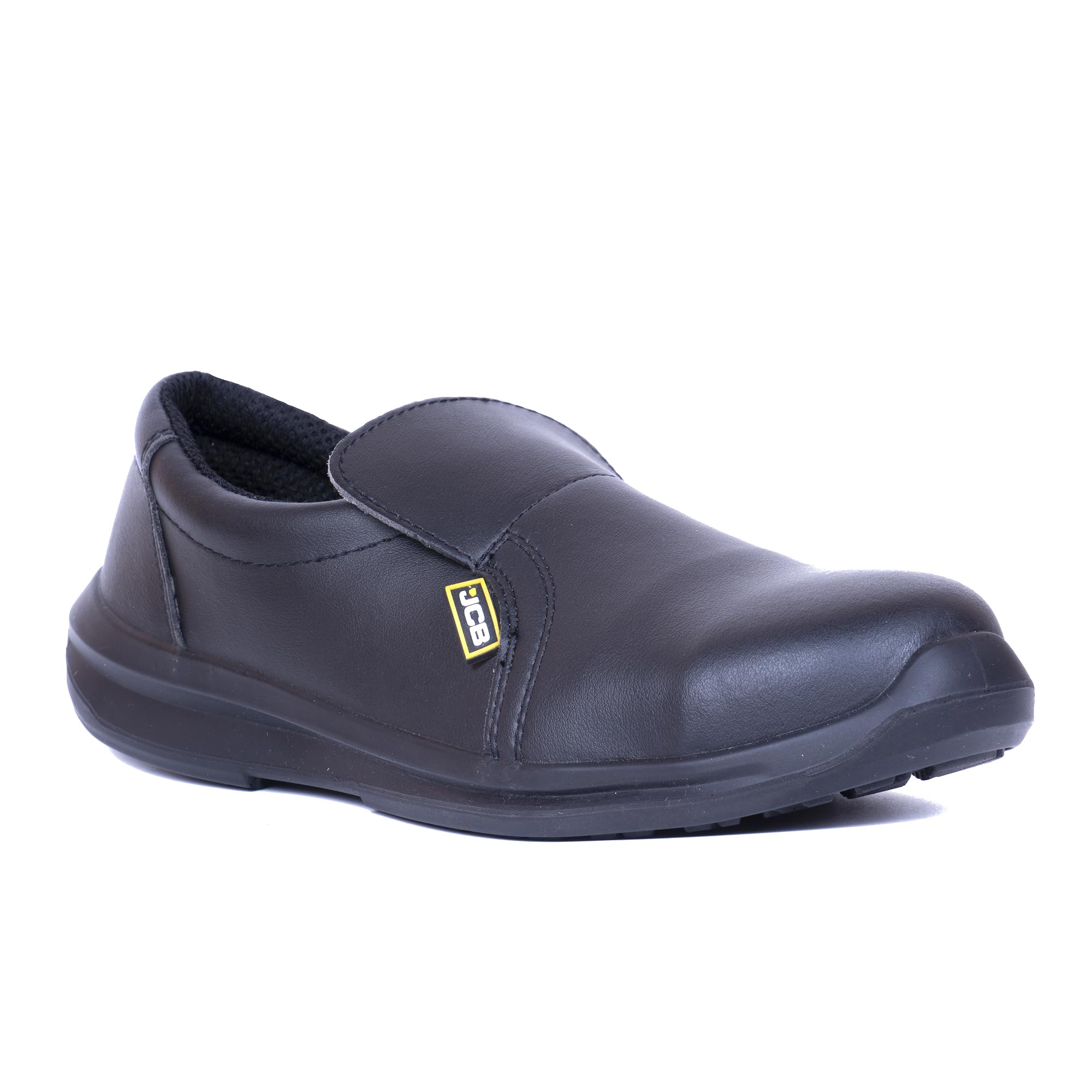 HYDROMASTER Light Weight Safety Shoes for Man | Slip On | Water Resistant Micro-Fiber | Steel Toe Cap | Antislip | Single Density, Antistatic & Abrasion Resistance | Black | Size 6-10 UK-image-42