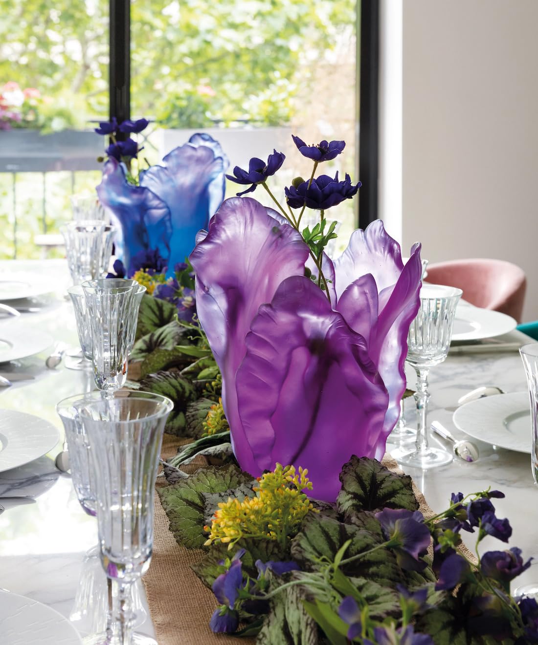 Amazon.com: Daum Crystal Vase Blue 03574-7 : Home & Kitchen