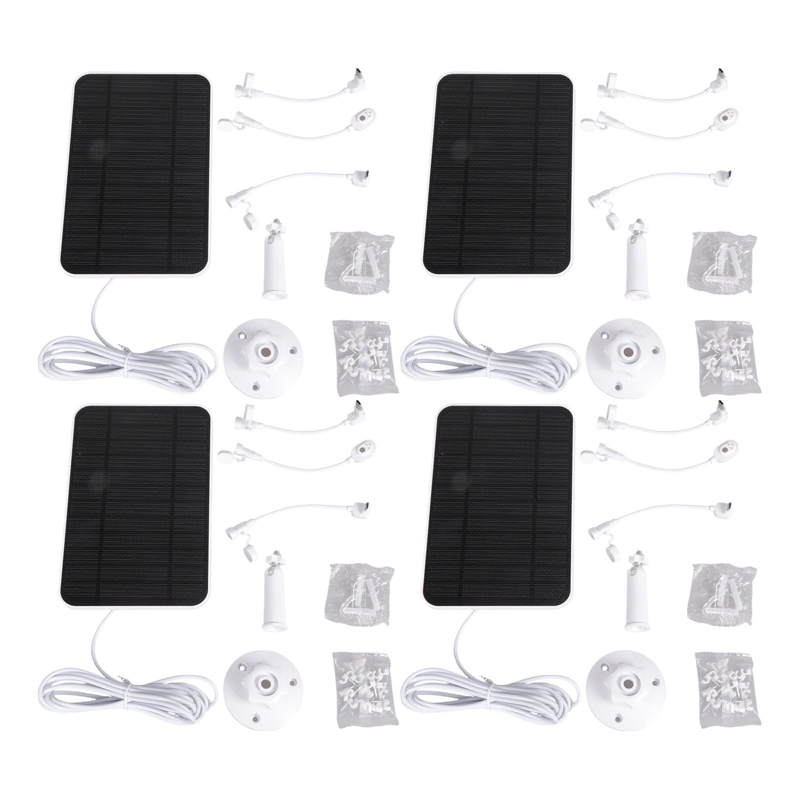 Nvoqilin Multicolor 4X Sun Energy Gatherer Suitable For Essential Cameras Long 3 Meter Cord Weatherproof Solar Device