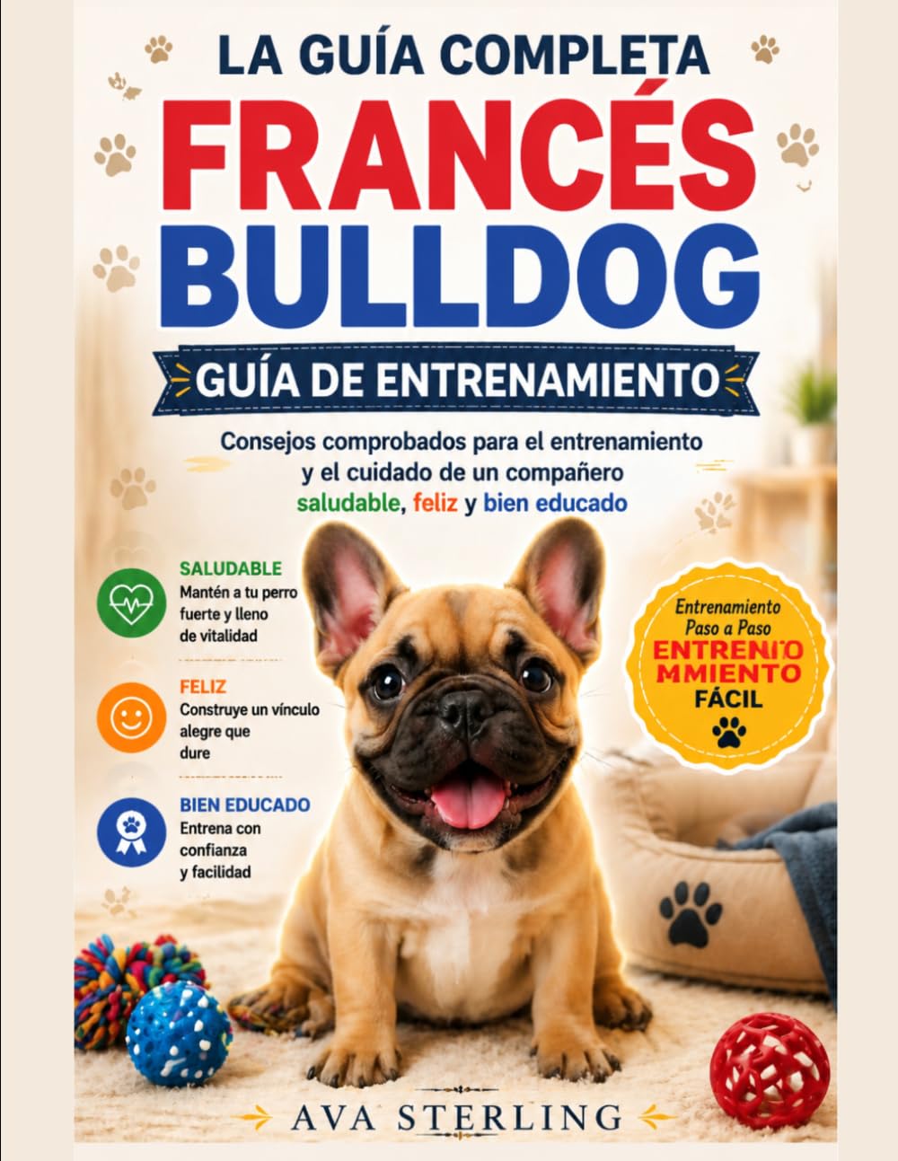 LA GUIA COMPLETA FRANCÉS BULDOG GUÍA DE ENTRENAMIENTO: Consejos comprobados para el entrenamiento y el cuidado de Un compañero saludable, feliz y bien educado. (El Manual del Dueño de Perros)