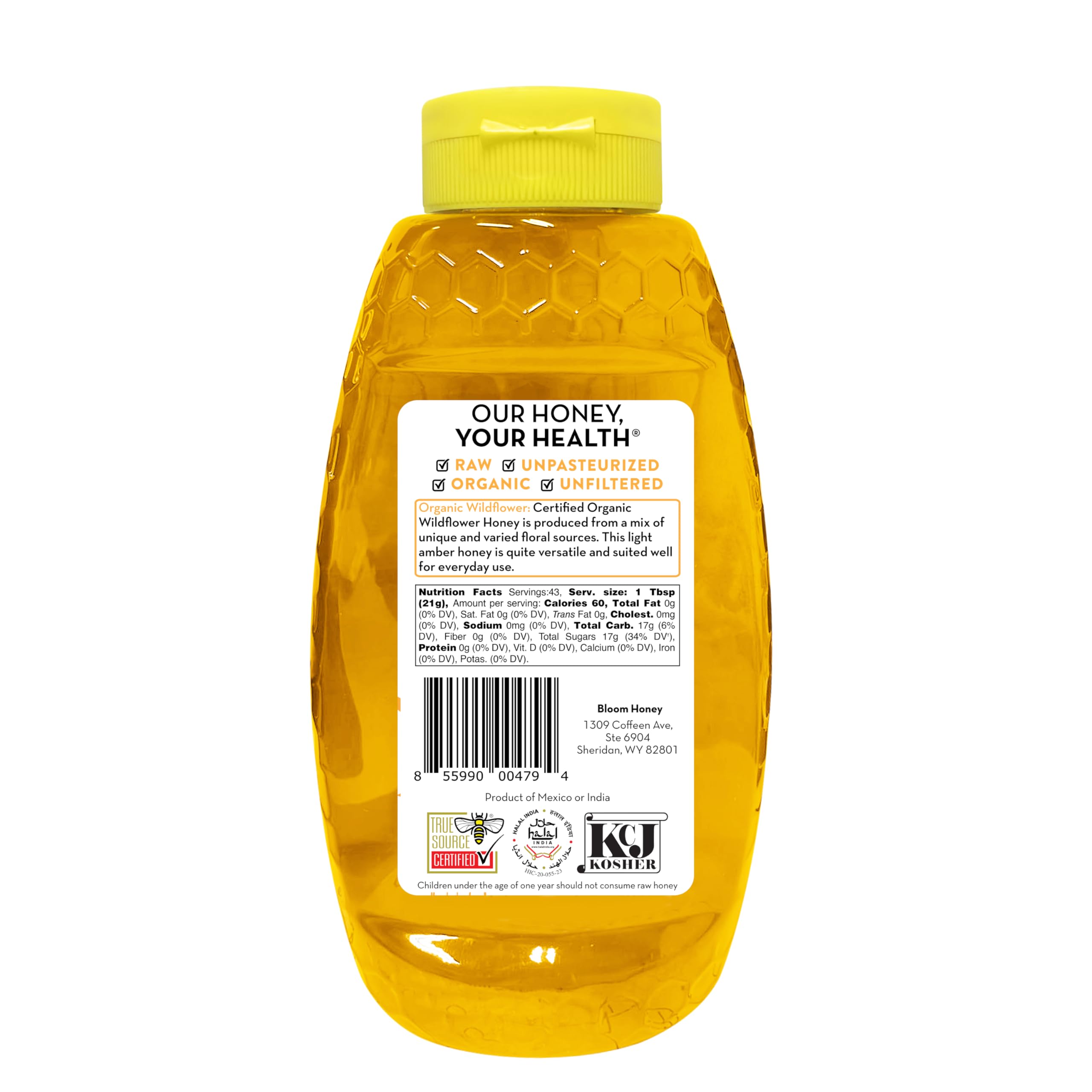 Vivaorganique Organic Wild Flower Creamy Honey