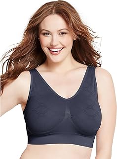 JUST MY SIZE Pure Comfort Seamless Wirefree Bra with Moisture Control (1263)