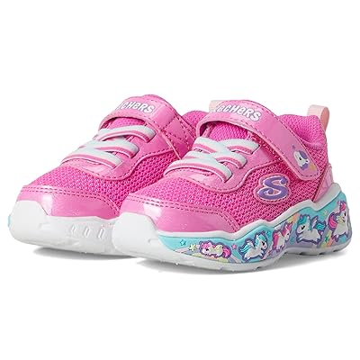 SKECHERS KIDS Play Scene Fun Squad 303158N (Toddler) Girls Shoes Pink/Multi
