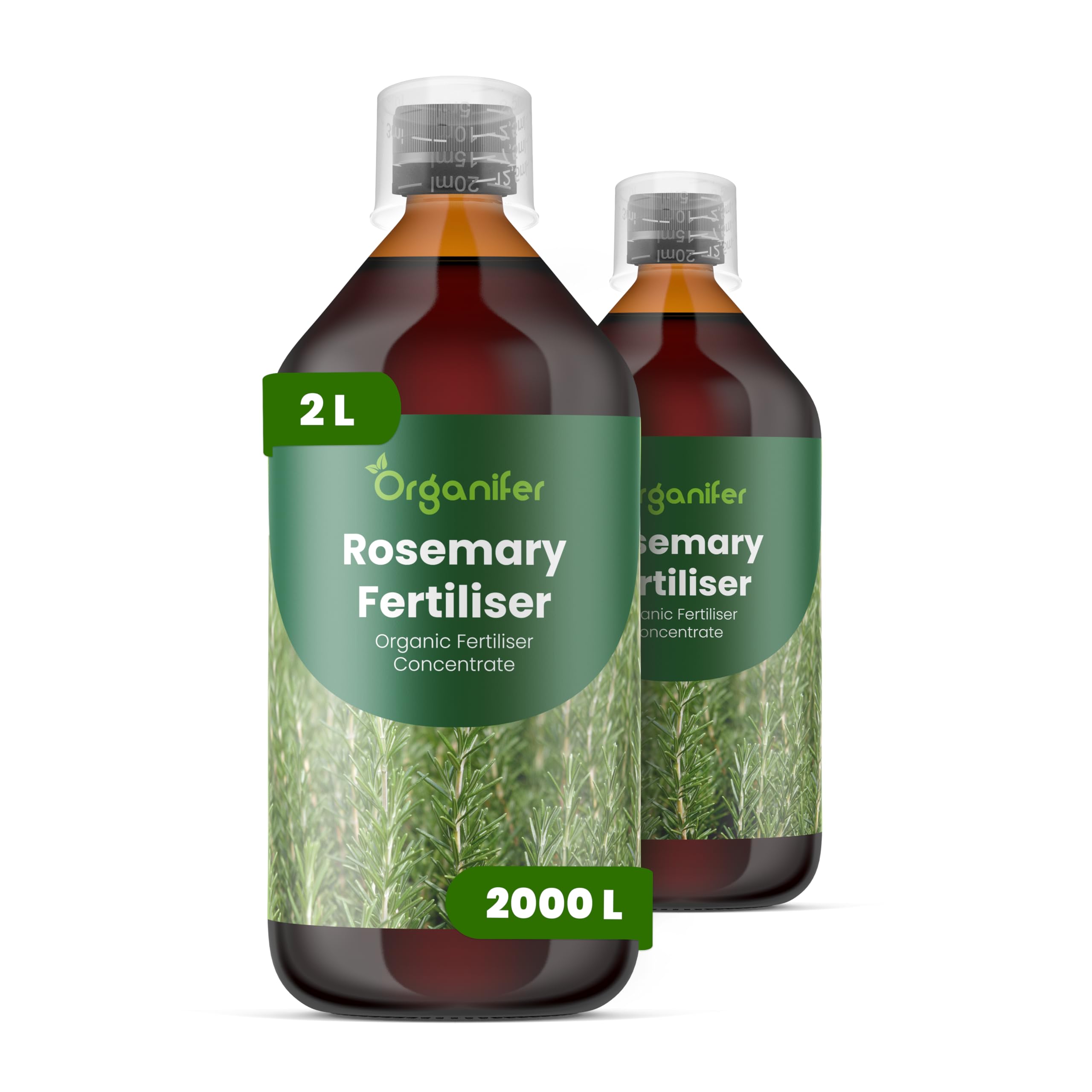 Fertilizzante Liquido Per Rosmarino 2L – Concime Organico Per Crescita Rigogliosa E Foglie Aromatiche – Rafforza Radici E Vitalità – Organifer