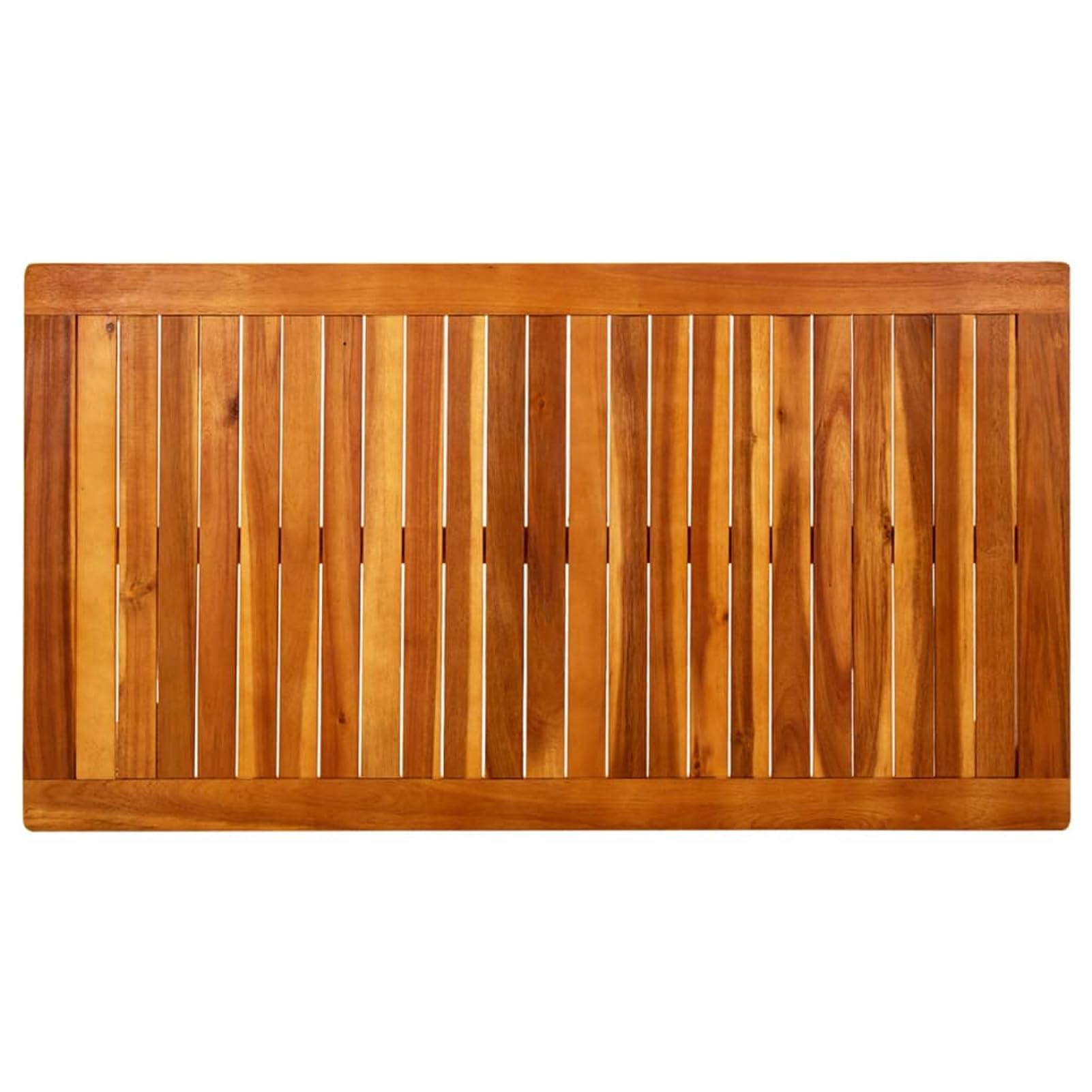 Garten Couchtisch Akazie Massivholz 110x60x45 cm Wetterbeständig Lattendesign Outdoor Möbel Terrassenmöbel Gartentisch Kaffeetisch Gartenbereich Wohnaccessoires,Tische & Kaffeetische