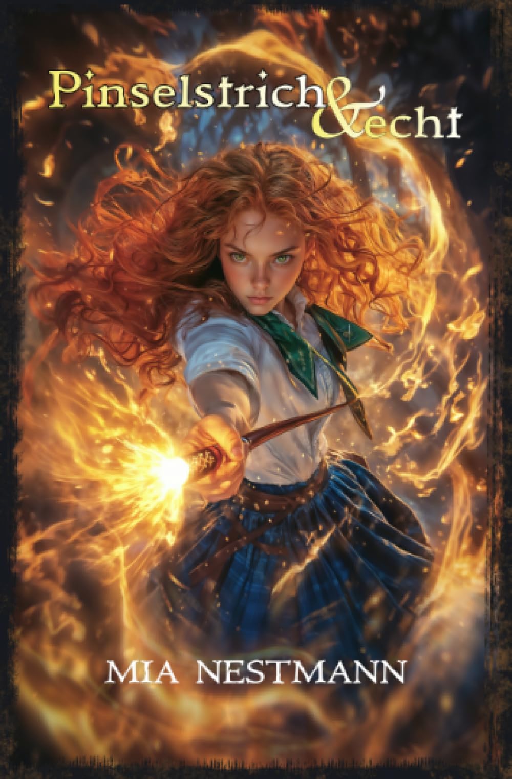 Pinselstrich und echt: Fantasy Roman für Jugendliche, junge Erwachsene und Erwachsene