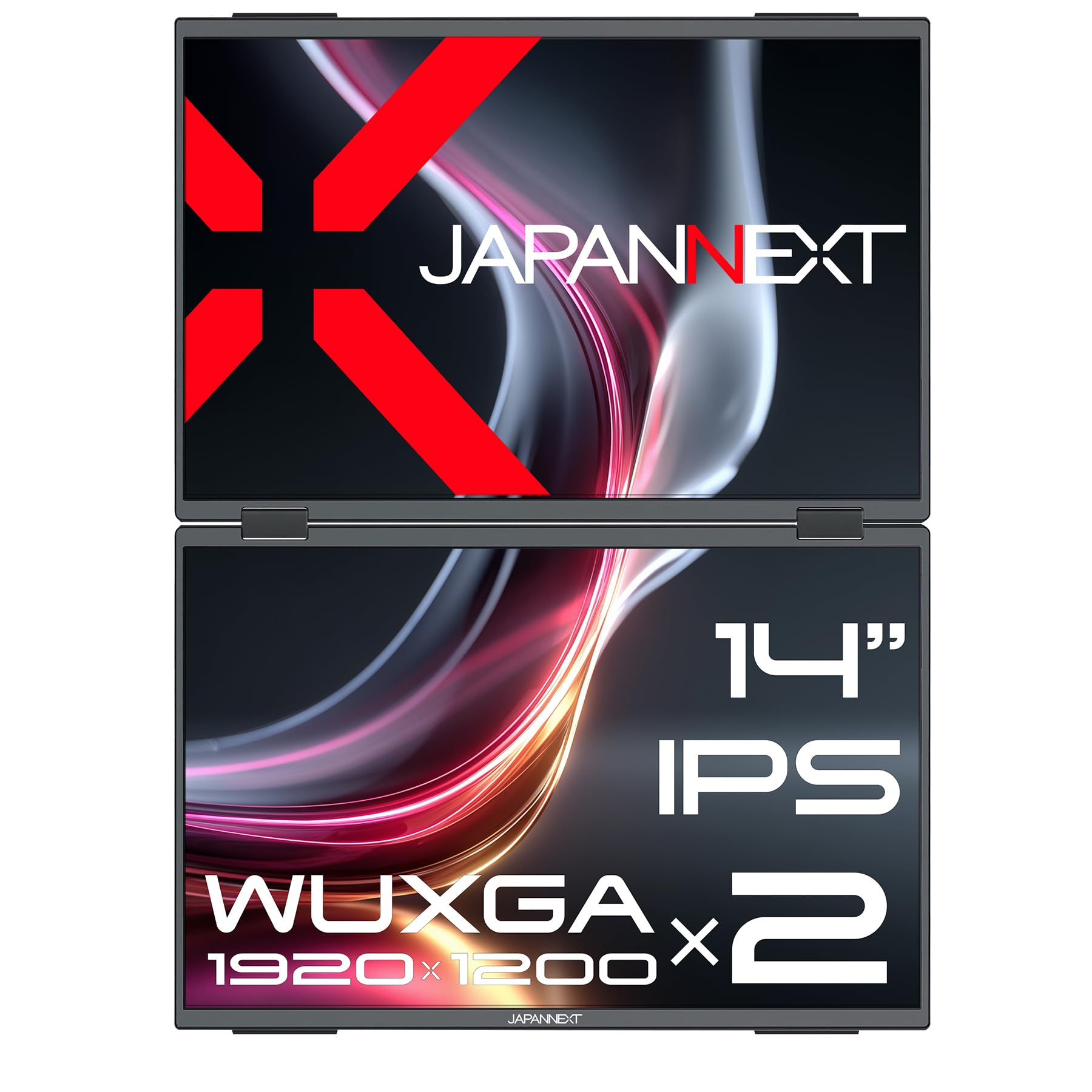 Amazon.co.jp: JAPANNEXT 14インチ IPSパネルx2搭載 WUXGA(1920x1200