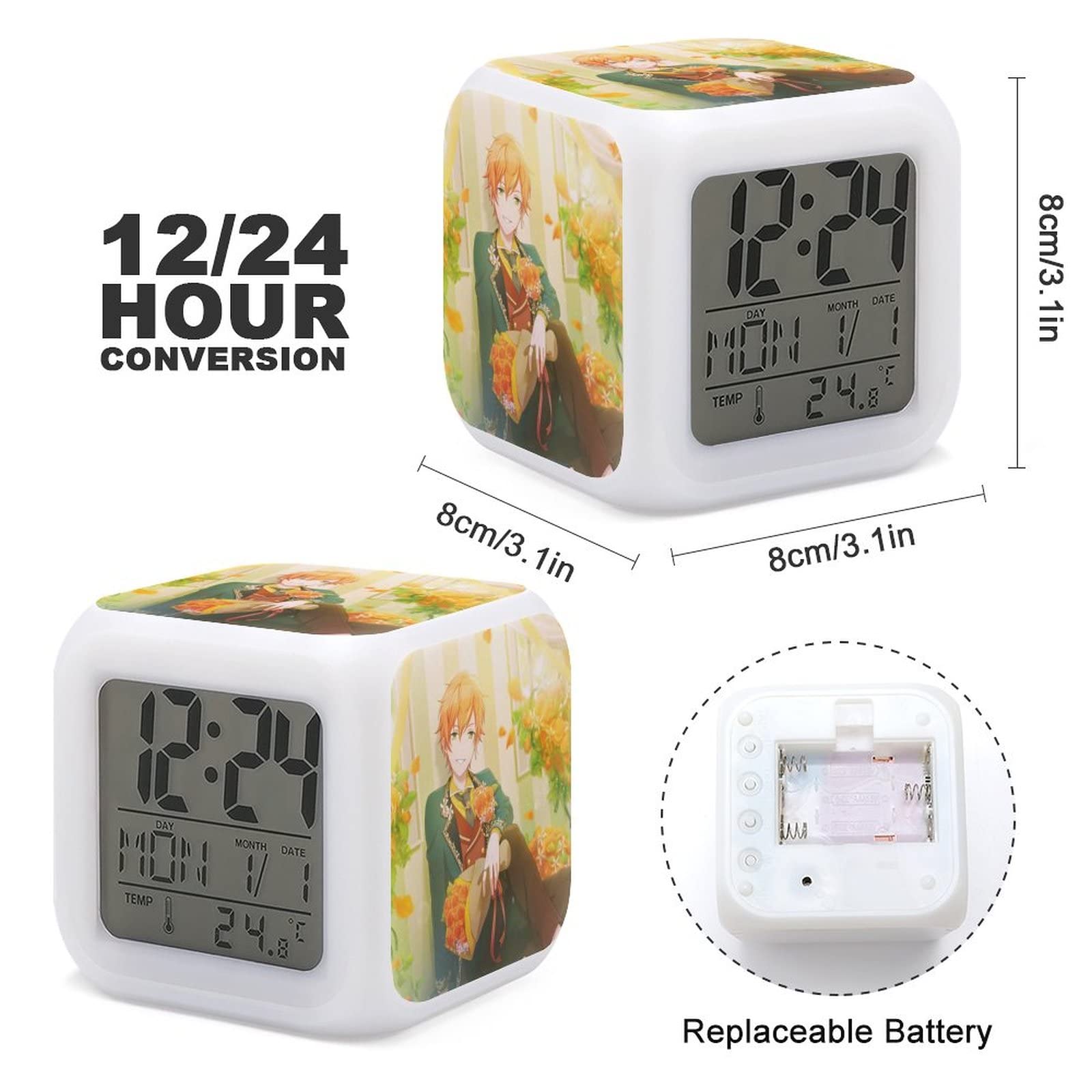 プロセカ 目指し時計 Amazon.co.jp: プロジェクトセカイ 神代 類 目覚まし時計 LED