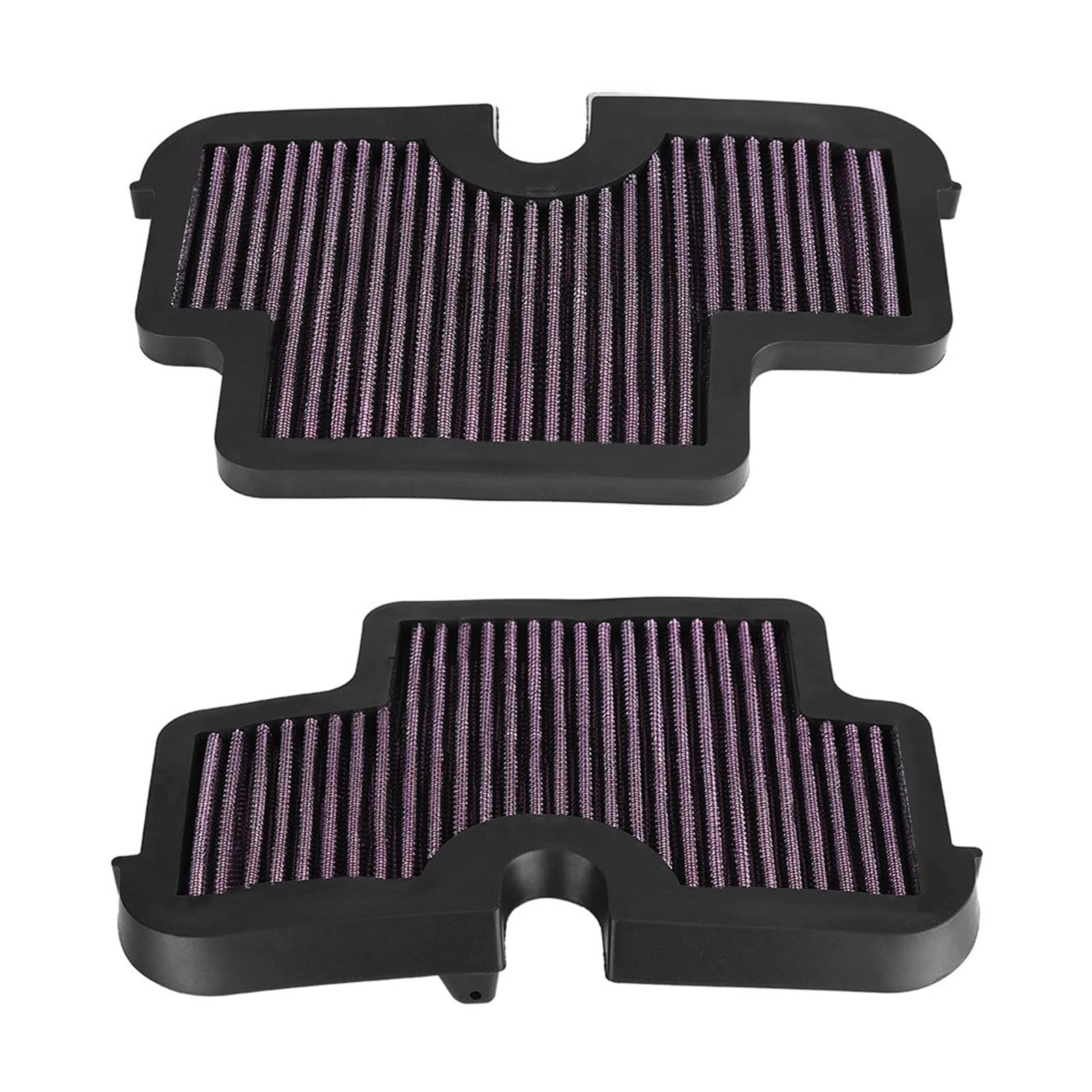 Filtro Aria Moto, Filtro Aspirazione Filtro Aria Moto Ad Alto Flusso, Adatto Per ER6F ER6N 2009‑2011, 225 x 190 x 10 mm