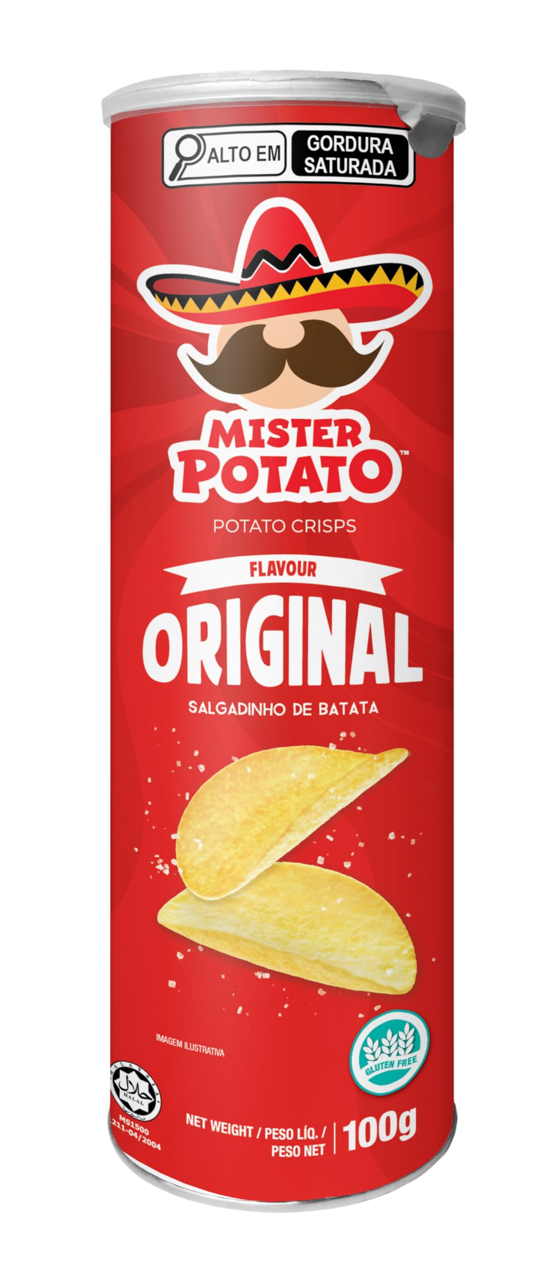 Mister Potato Crisps Original Flavour Potato Chips, 3.53 oz ℮ 100 g
