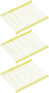 sourcing map Pasadores de etiqueta de 75 mm, 7,6 cm, fijadores de ropa, 5,000 unidades, color amarillo