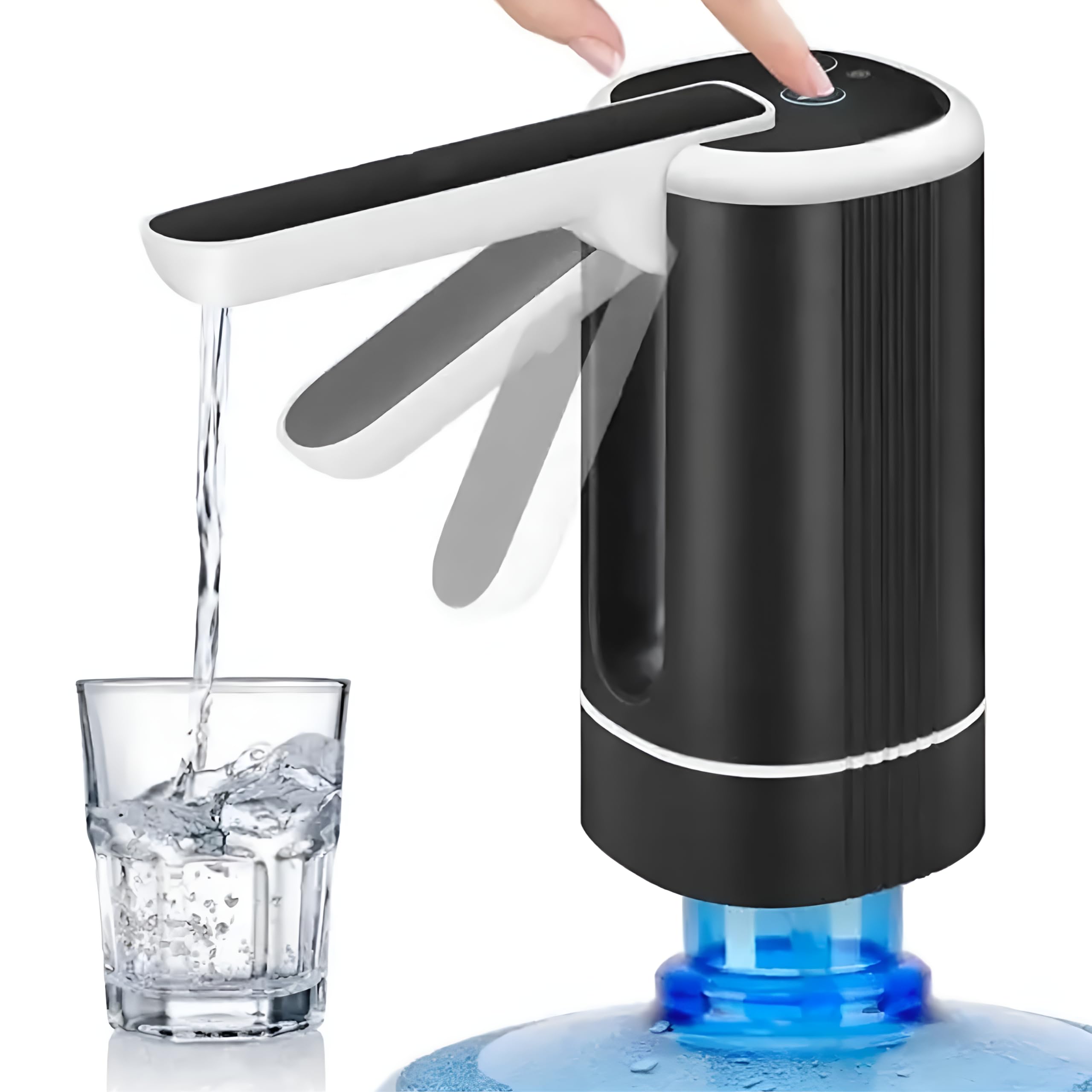 Automatic Water Dispenser Pump with Type C Charging, Water can Dispenser, Electric Water Dispenser, Wireless Portable Water Pump for 20 Litre Bottle (Black) (B0CY2J82KF) Amazon Price History, Amazon Price Tracker