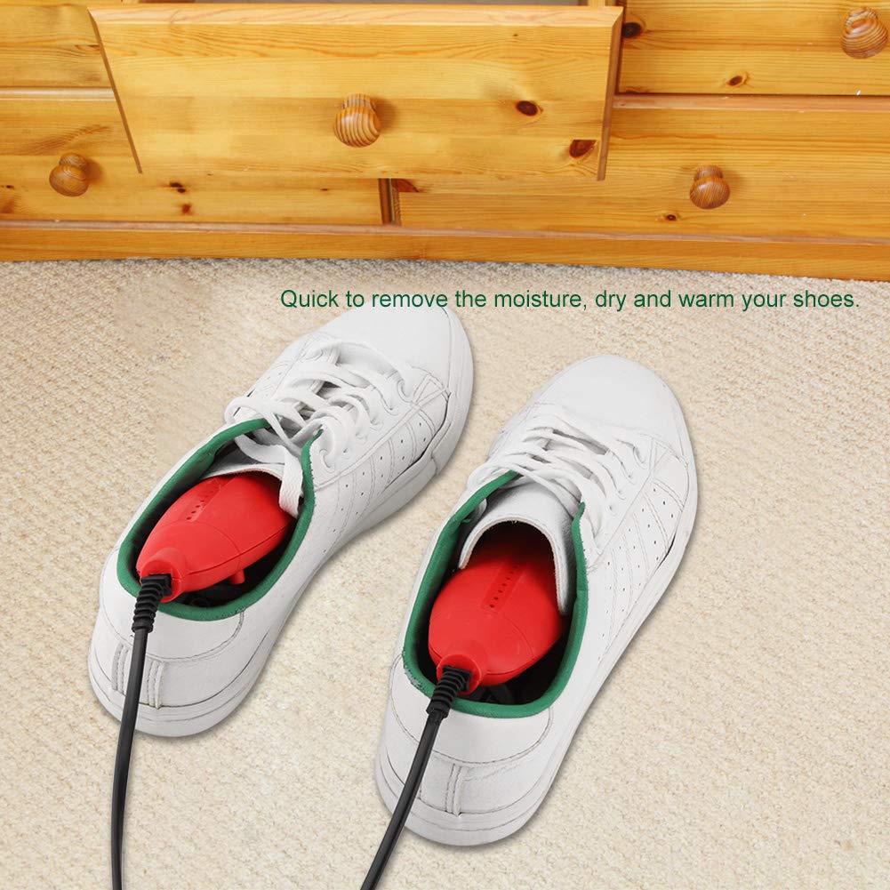FTVOGUE Schuh Trockner, tragbarer Frauen-Dame Electric Shoe Dryer Stiefel W?rmer Werkzeug Deodorant Ger?t Fu? Schutz 220V EU Stecker