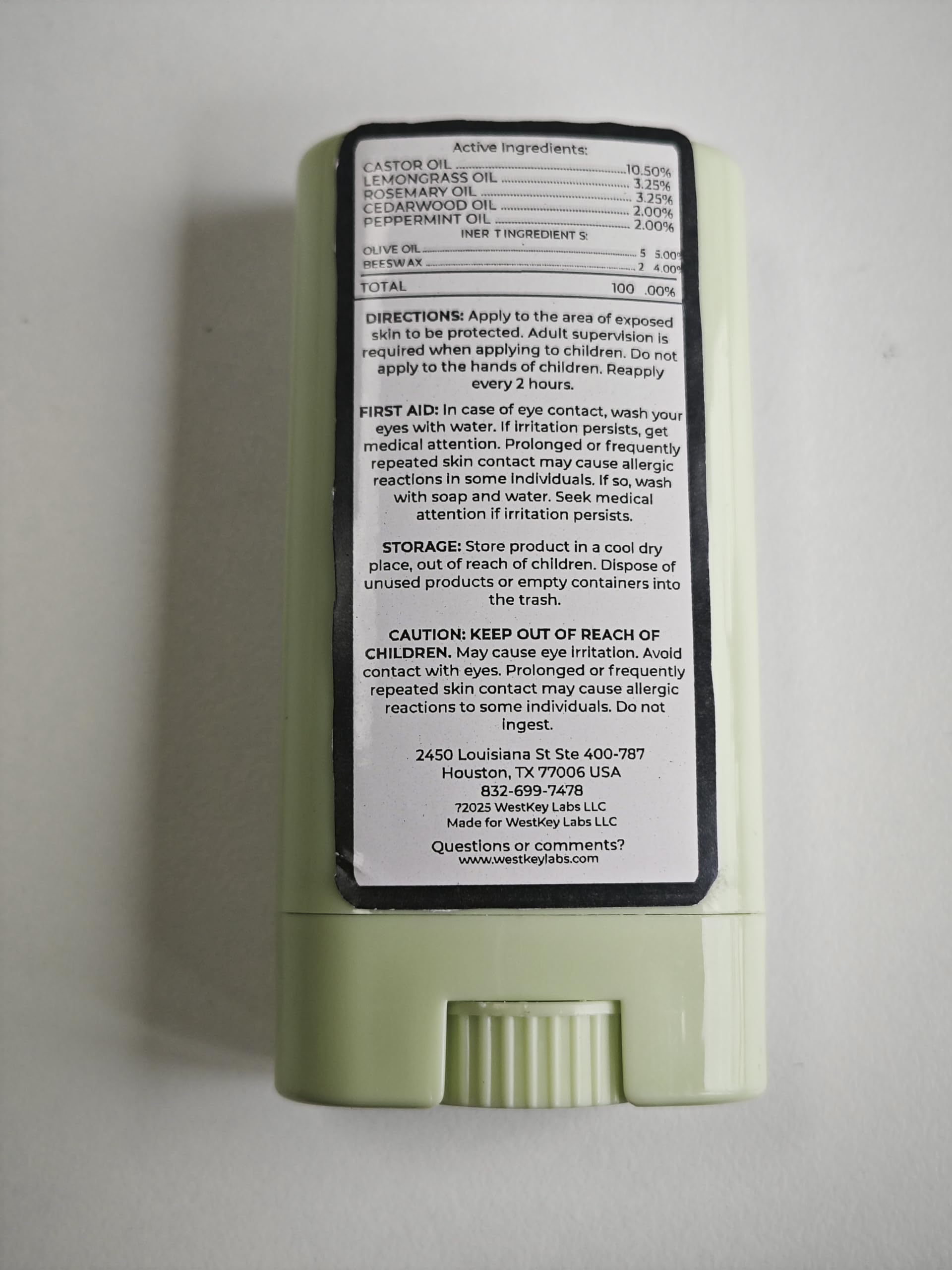 WESTKEY LABS Balm Stick – 3-Pack (0.5oz Each) – Balm for Outdoors, Travel-Friendly