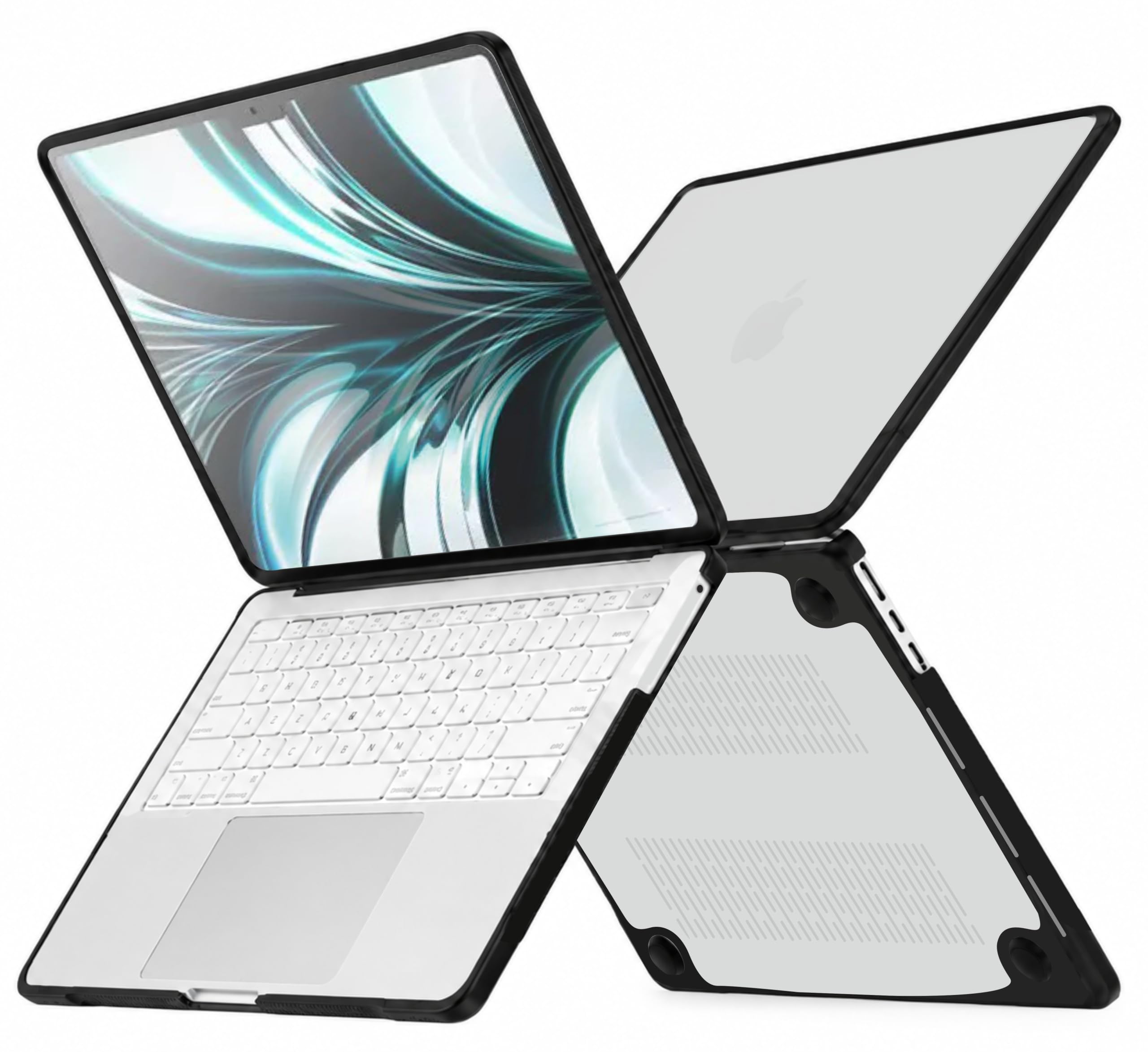 Meyaar Case Compatible for New MacBook Pro 14 inch 2024-2021,M4 A3112 A3185 A3401 M3 A2918 A2992 M2 A2779 M1 A2442 Pro Max Chip with Touch ID,Laptop Plastic Hard Shell (Crystal Clear) — Amazon image 7