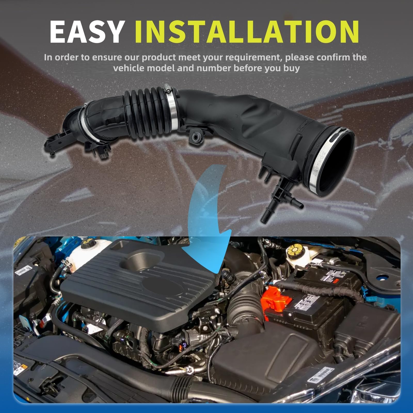 Amazon.com: GV6Z-9B659-A Engine Air Intake Hose Fit for Ford