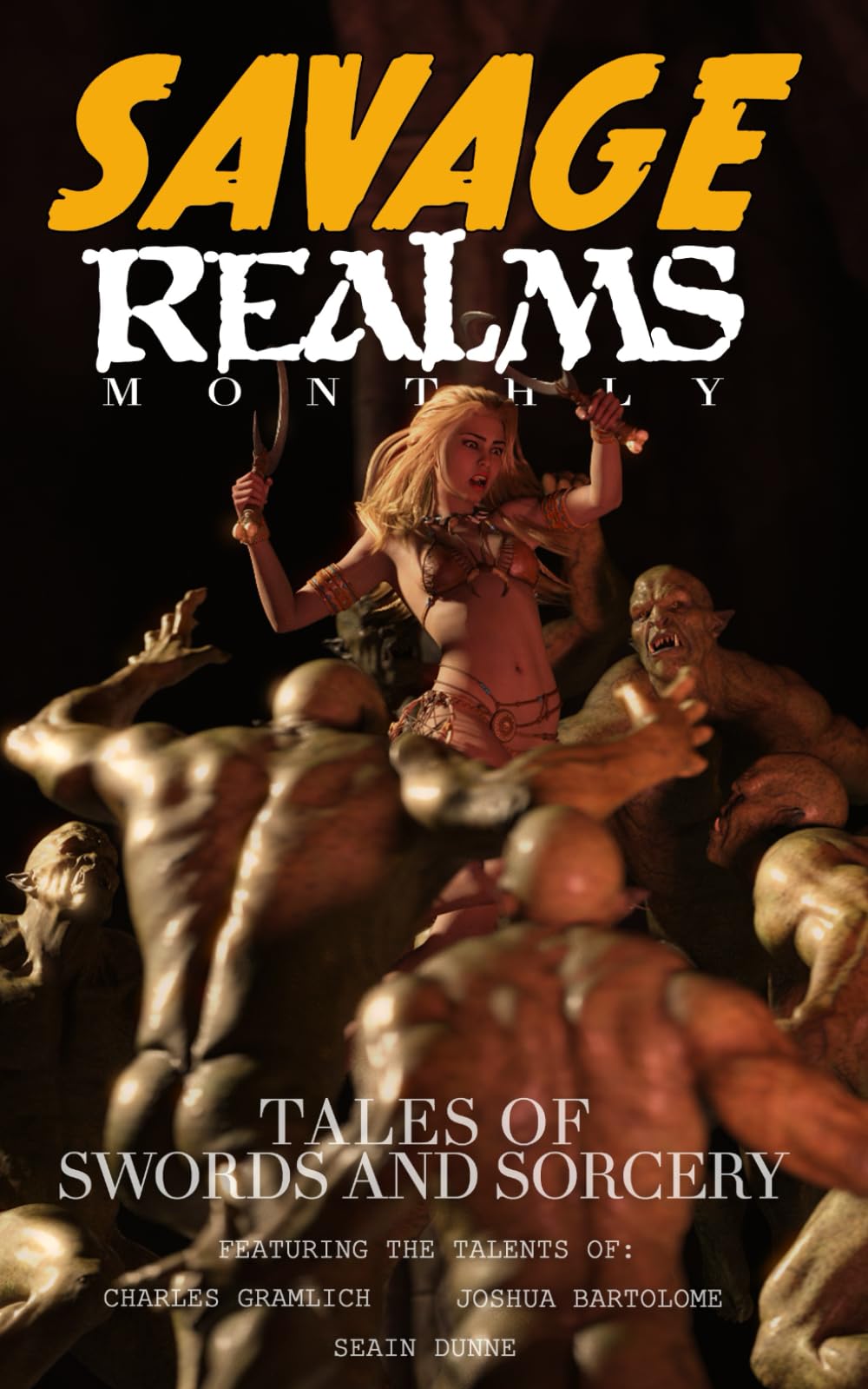 Savage Realms Monthly: November 2025: A collection of dark fantasy sword and sorcery short adventure stories (Savage Realms Monthly Dark Fantasy Sword and Sorcery Adventure Magazine)