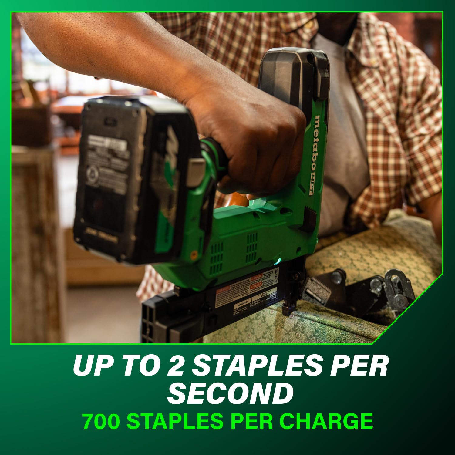 Metabo HPT Cordless Stapler - 18 Gauge -13