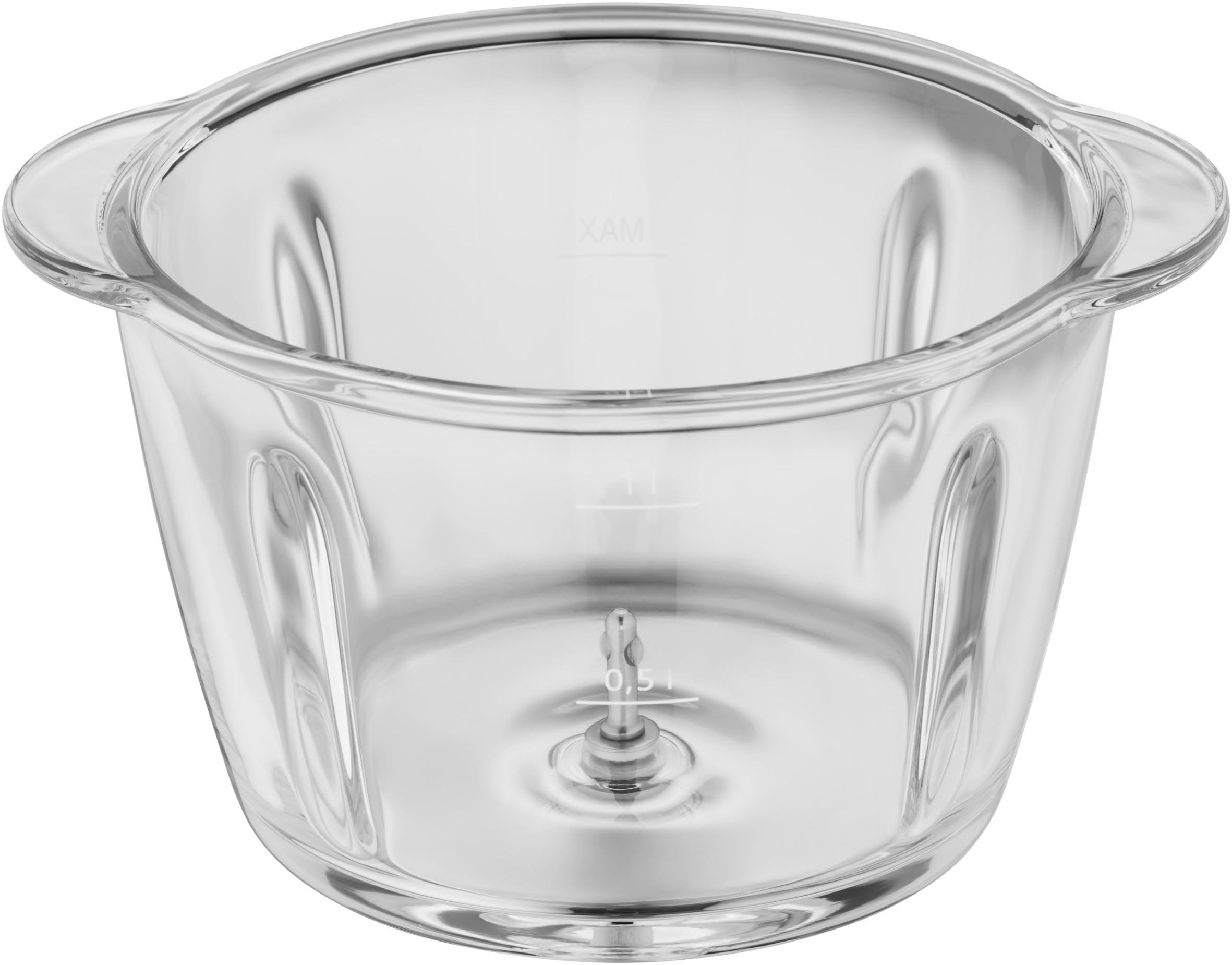 Kult X - Picadora Eléctrica, Multifuncion de picar, trocear y mezclar, Cuchillas Desmontables de acero inoxidable, Capacidad 1 l, 2 velocidades, Cristal resistente, 320 W, panel control LED